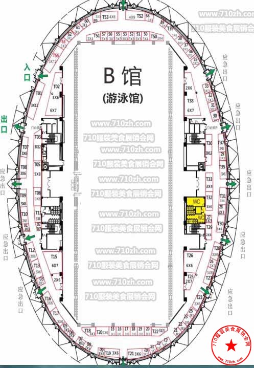 西宁体育中心平面图