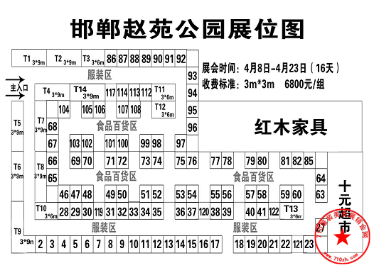 展会位置